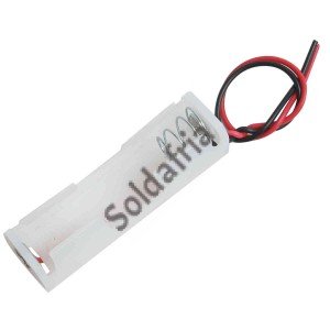 Suporte 1 Pilha Pequena AA Canoa Branco - SP1012 Suporte 1 Pilha Pequena AA Canoa Branco - SP1012