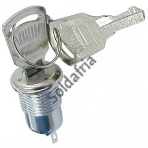 Chave KS-02 Tipo Pacri Corpo e Chave de Metal Chave KS-02 Tipo Pacri Corpo e Chave de Metal
