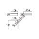 Caixa Patola PB-600/2 38x106X124 Caixa Patola PB-600/2 38x106X124