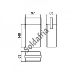 Caixa Patola PB-118 65x97x147