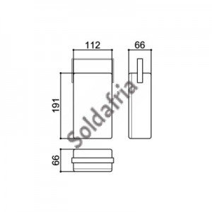 Caixa Patola PB-119 65x112x190 Caixa Patola PB-119 65x112x190