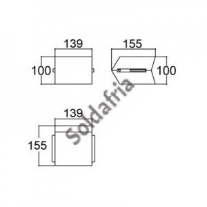 Caixa Patola PB-215 100x139x150 Caixa Patola PB-215 100x139x150