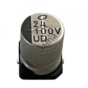 Capacitor Eletrolitico SMD 100uF X 35V (8mmx10mm)