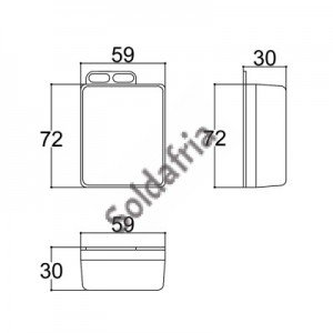 Caixa Patola CP-017 29x59x69 Caixa Patola CP-017 29x59x69