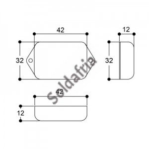 Caixa Patola PB-040/2 12x33x43 Caixa Patola PB-040/2 12x33x43