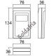 Caixa Patola CP-012 30x76x134 - Painel Aberto Caixa Patola CP-012 30x76x134 - Painel Aberto