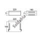 Caixa Patola PB-220/70 71x228x190 Caixa Patola PB-220/70 71x228x190