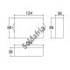 Caixa Patola PB-112/2TE 36x85x123 Caixa Patola PB-112/2TE 36x85x123