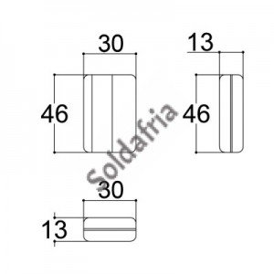 Caixa Patola CR-043/0 13x30x46 Caixa Patola CR-043/0 13x30x46