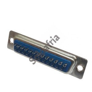 Conector DB25 Fêmea 180 Graus Solda Fio