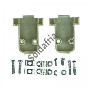 Capa Para Conector DB9 Bege Com Kit Curto Capa Para Conector DB9 Bege Com Kit Curto