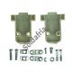 Capa Para Conector DB9 Bege Com Kit Curto Capa Para Conector DB9 Bege Com Kit Curto