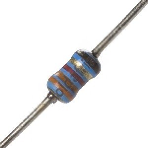 Resistor De Precisão 88K7 Carbono 1% 1/4W (CZ,CZ,RX,VM,MR)