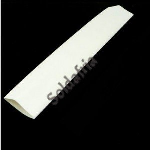 Espaguete Termoretrátil Diâmetro 20mm Branco (Metro) Espaguete Termoretrátil Diâmetro 20mm Branco (Metro)