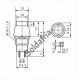 Chave PBS-11B Preta Sem Trava 2T (Tipo Push Button) Chave PBS-11B Preta Sem Trava 2T (Tipo Push Button)