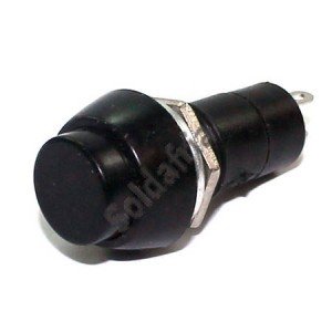 Chave PBS-11B Preta Sem Trava 2T (Tipo Push Button) Chave PBS-11B Preta Sem Trava 2T (Tipo Push Button)