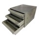 Gaveteiro CG303/5 Ecológico 3 Gavetas 15 Divisórias Cinza Gaveteiro CG303/5 Ecológico 3 Gavetas 15 Divisórias Cinza