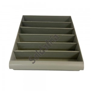 Gaveteiro CG303/5 Ecológico 3 Gavetas 15 Divisórias Cinza Gaveteiro CG303/5 Ecológico 3 Gavetas 15 Divisórias Cinza