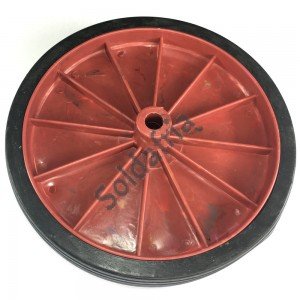 Roda De Plastico Reforçada Vermelha 157mm X 43mm Roda De Plastico Reforçada Vermelha 157mm X 43mm
