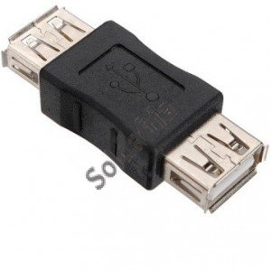 Adaptador USB-A Fêmea Para USB-A Fêmea