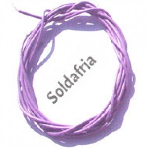 Cabinho Flexivel Violeta/lilas 0,14mm (Metro) Cabinho Flexivel Violeta/lilas 0,14mm (Metro)