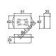 Caixa Patola PB-050/C 21x42x68mm (Preto) Caixa Patola PB-050/C 21x42x68mm (Preto)