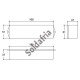 Caixa Patola PB-055/4F 37x51x168mm Caixa Patola PB-055/4F 37x51x168mm