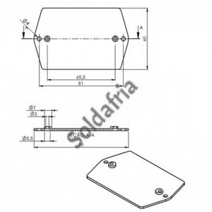 Caixa Patola PB-075 35x60x75mm