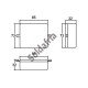 Caixa Patola PB-085/3 32x73x85mm Caixa Patola PB-085/3 32x73x85mm