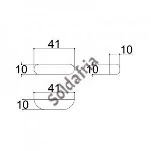 Caixa Patola Reed-004 10x10x41mm