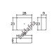 Caixa Patola PB-028 9x23x28mm Caixa Patola PB-028 9x23x28mm