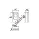 Caixa Patola CR-102 19x40x67mm Caixa Patola CR-102 19x40x67mm