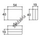 Caixa Patola PB-048 Com Furo 19x40x54,5mm Caixa Patola PB-048 Com Furo 19x40x54,5mm