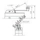 Chave Micro Switch KW-15GW22-B Com Aste Longa e Roda Chave Micro Switch KW-15GW22-B Com Aste Longa e Roda