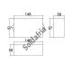 Caixa Patola PB-114 TE 58x97x148mm Caixa Patola PB-114 TE 58x97x148mm