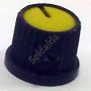 Knob AD-209 Amarelo Com Parafuso Knob AD-209 Amarelo Com Parafuso