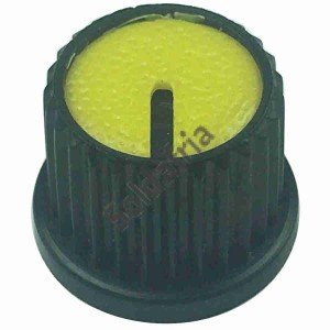 Knob AD-209 Amarelo Para Eixo Estriado