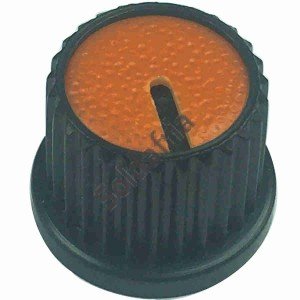 Knob AD-209 Laranja Para Eixo Estriado Knob AD-209 Laranja Para Eixo Estriado