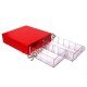 Gaveteiro CG102/5 Vermelho Com 2 Gavetas E 10 Divisórias Gaveteiro CG102/5 Vermelho Com 2 Gavetas E 10 Divisórias