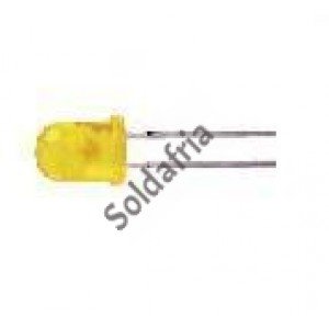 Led Amarelo Difuso 3mm Led Amarelo Difuso 3mm