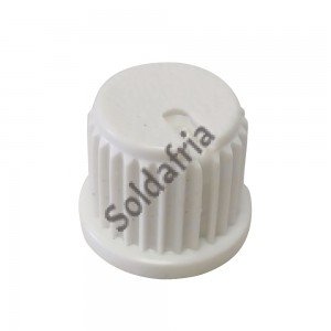 Knob AD-208 Branco Com Parafuso Knob AD-208 Branco Com Parafuso