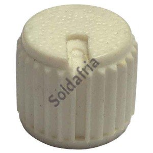 Knob AD-205 Branco Com Parafuso Knob AD-205 Branco Com Parafuso