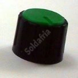 Knob AD-198 Verde Sem Saia Indicadora Com Parafuso Knob AD-198 Verde Sem Saia Indicadora Com Parafuso
