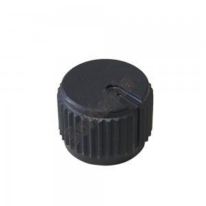 Knob AD-215 Preto Para Eixo Estriado Knob AD-215 Preto Para Eixo Estriado