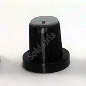 Knob AD-23N Cinza Para Eixo Estriado Knob AD-23N Cinza Para Eixo Estriado