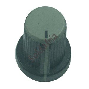 Knob AD-33 Cinza Para Eixo Estriado Knob AD-33 Cinza Para Eixo Estriado