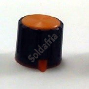 Knob AD-198 Laranja Com Saia Indicadora Com Parafuso