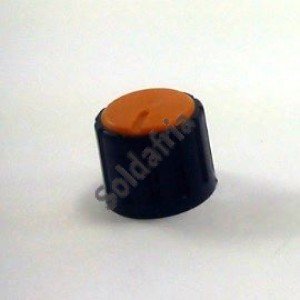 Knob AD-198 Laranja Sem Saia Indicadora Com Parafuso Knob AD-198 Laranja Sem Saia Indicadora Com Parafuso