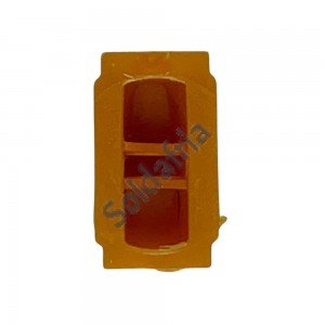 Knob AD-15F Laranja Deslizante Knob AD-15F Laranja Deslizante