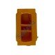 Knob AD-15F Laranja Deslizante Knob AD-15F Laranja Deslizante